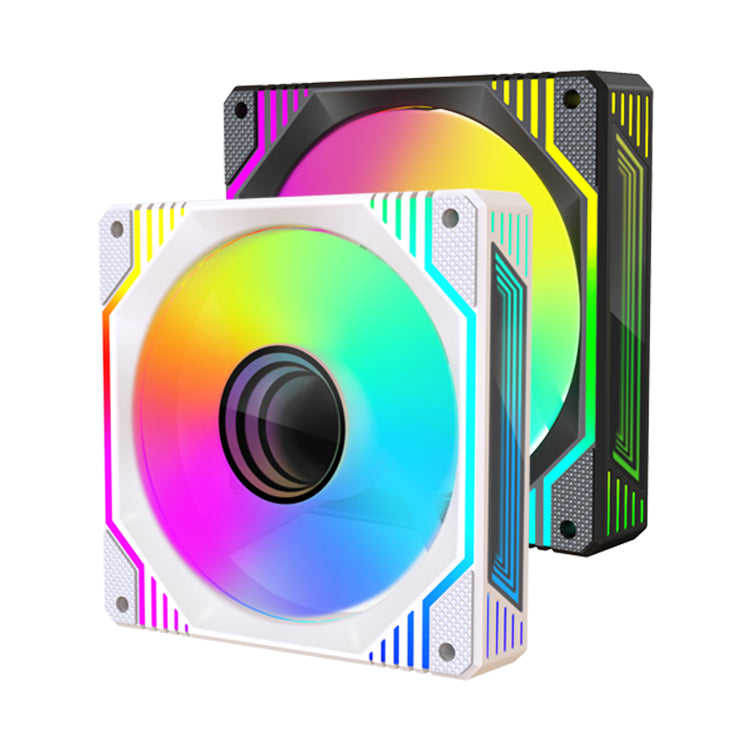 TrueNort Pc Case Fan 120mm RGB 6Pin 12V 3W White, Single Fan | LC-30-02 TrueNort Pc Case Fan 120mm RGB 6Pin 12V 3W White, Single Fan | LC-30-02